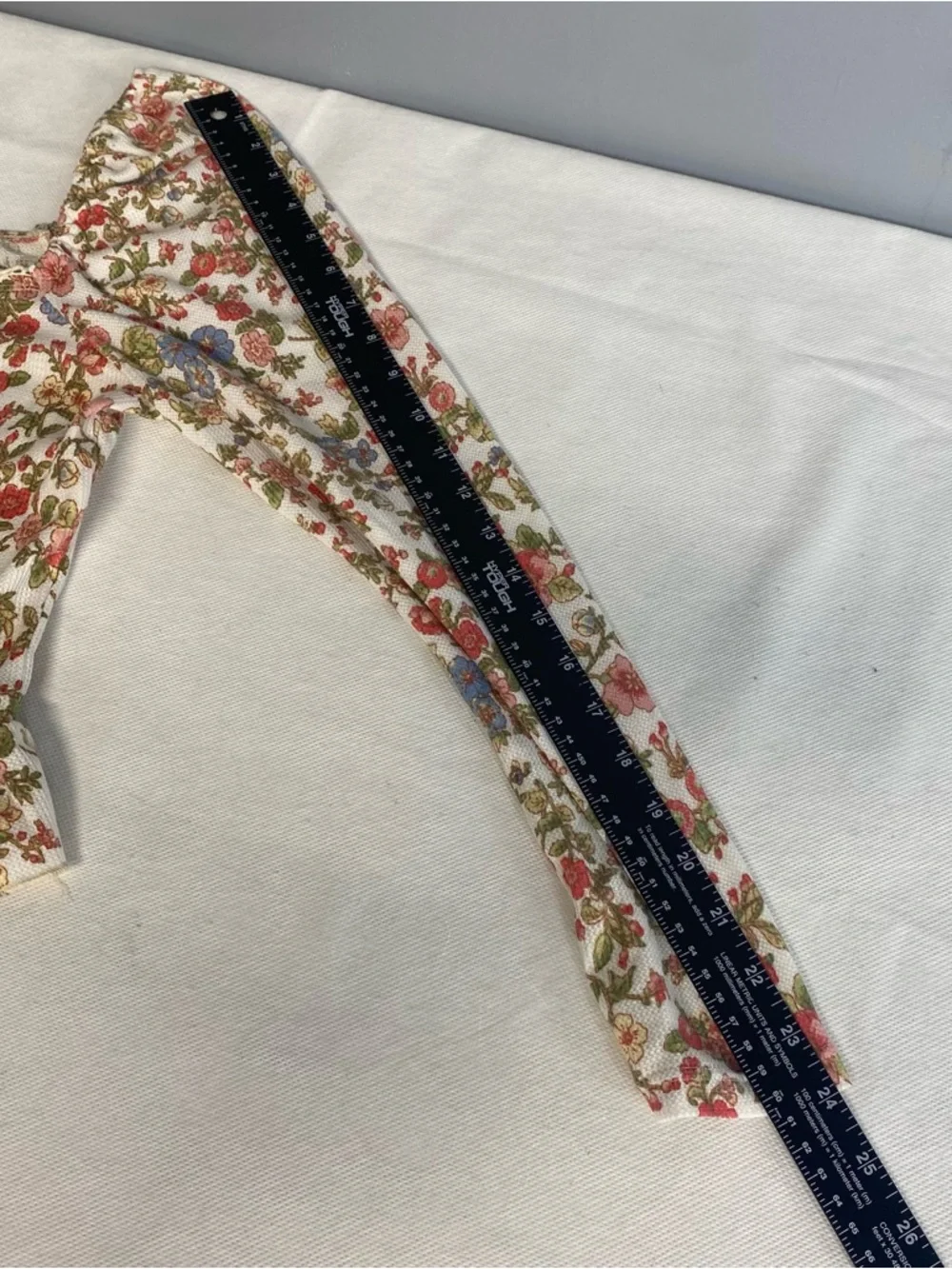 Honey & Sparkle Floral Crop Top Women Large Waffle Knit Cottagecore Feminine - Picture 12 of 14